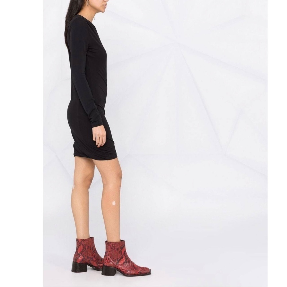 Rag & Bone Women's Black Poppy T-Shirt Dropped Dress - Picture 5 of 12